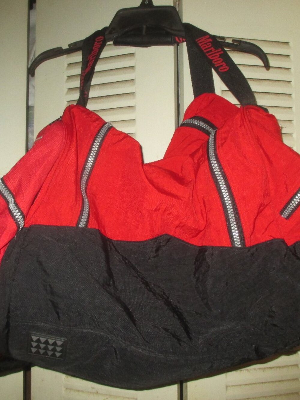 Vintage 90s Marlboro Unlimited Gear Travel Gym Duffle Bag Removable Backpack